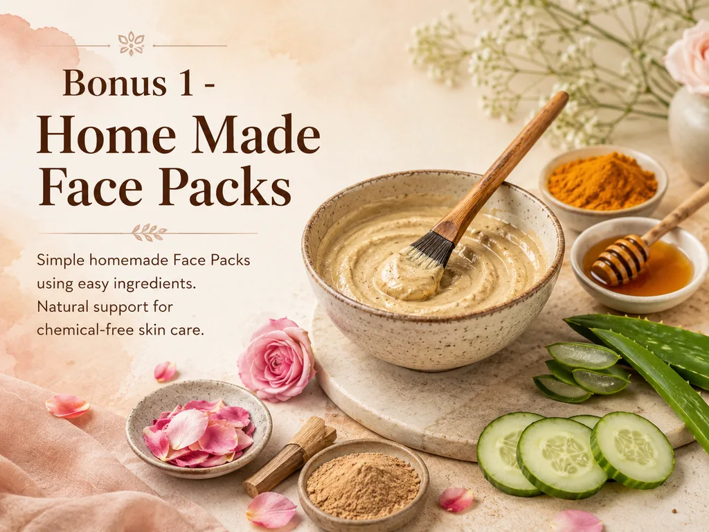 Homemade face packs bonus